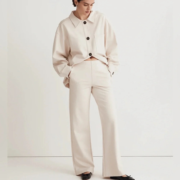 Madewell NWOT Ponte Wide-Leg Pants Size Small